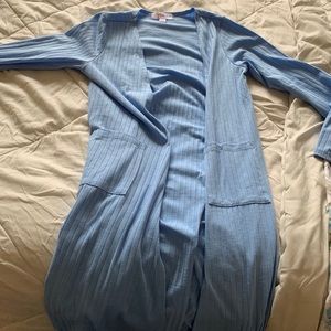 LulaRoe Sariah light blue 12